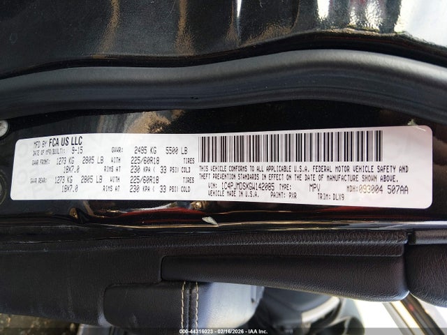 1C4PJMDSXGW142085 Jeep Cherokee Limited
