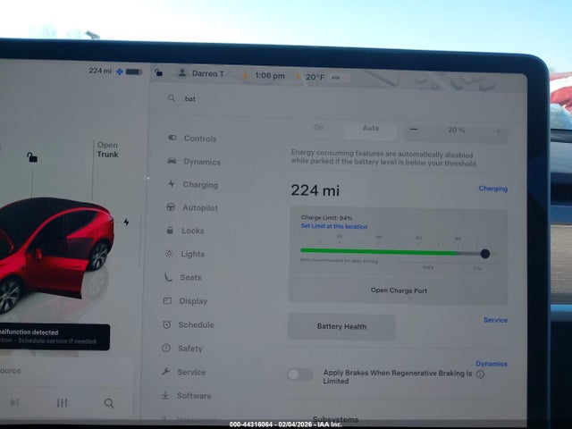 Продаж на аукціоні авто 2024 Tesla Model Y Long Range Dual Motor All-wheel Drive, vin: 7SAYGDEE4RA223893, номер лоту: 44316064
