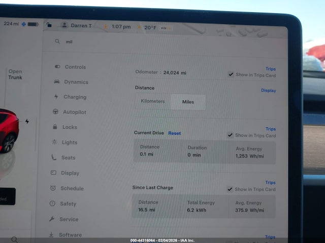 Продаж на аукціоні авто 2024 Tesla Model Y Long Range Dual Motor All-wheel Drive, vin: 7SAYGDEE4RA223893, номер лоту: 44316064