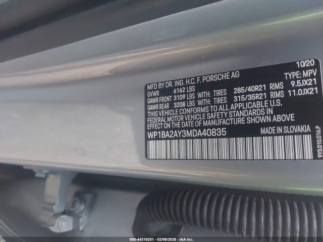 2021 PORSCHE CAYENNE COUPE WP1BA2AY3MDA40835 Photo 8