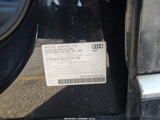 2014 AUDI Q5 WA1LFAFP1EA067188 Photo 8