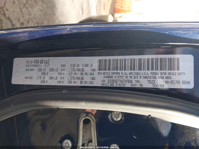 3C63R3GT7HG747646 RAM 3500