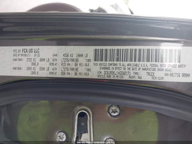 2017 RAM 2500 3C6UR5KL1HG502171 Photo 8