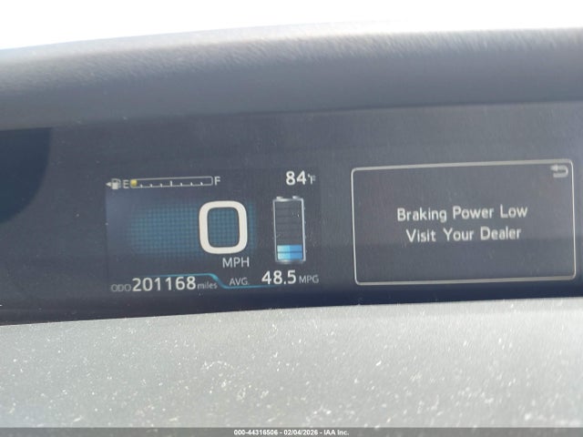 JTDKBRFUXH3545733 Toyota Prius Two