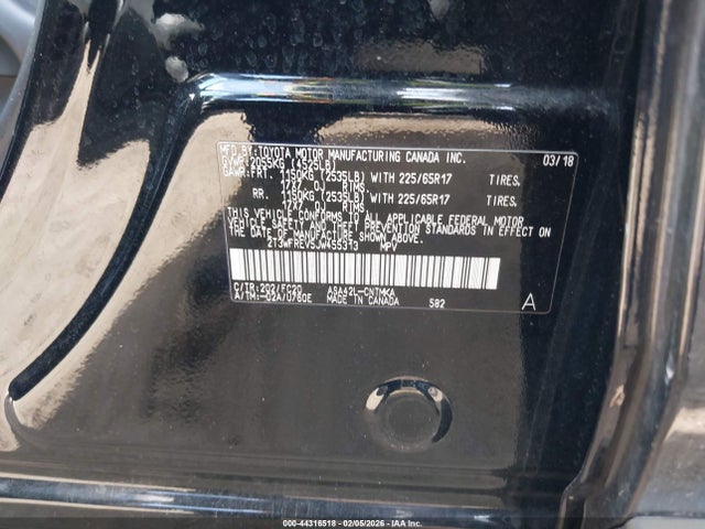 Toyota Rav4 Xle 2018 2T3WFREV5JW455313 Image 9