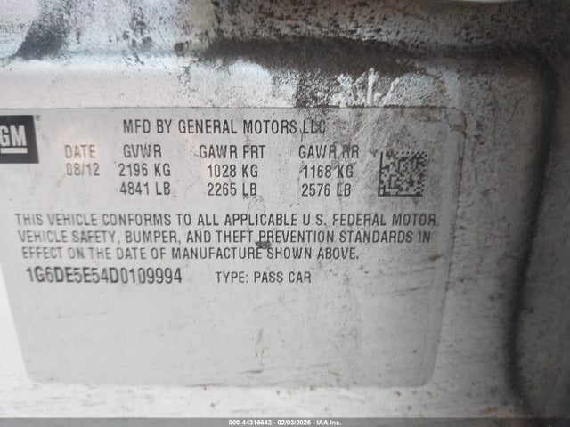 2013 CADILLAC CTS 1G6DE5E54D0109994 Photo 8