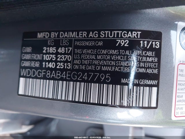 WDDGF8AB4EG247795 Mercedes-Benz C 300 Sport 4matic