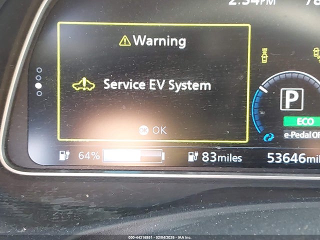 1N4AZ1CP5KC305512 Nissan Leaf Sl
