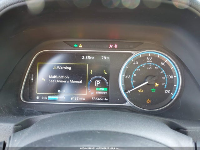 1N4AZ1CP5KC305512 Nissan Leaf Sl