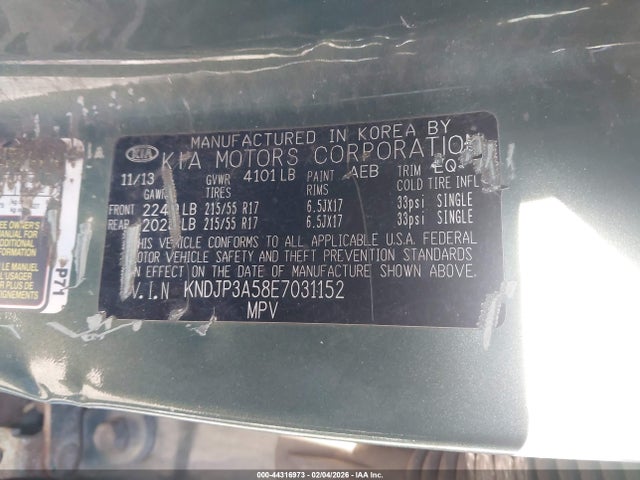 2014 KIA SOUL KNDJP3A58E7031152 Photo 8