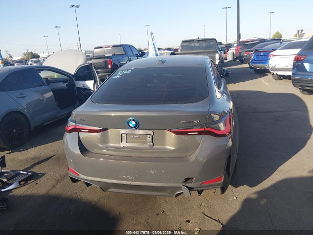 44317075 :رقم المزاد ، WBY23HD08SFV84803 vin ، 2025 Bmw I4 Gran Coupe Edrive40 مزاد بيع