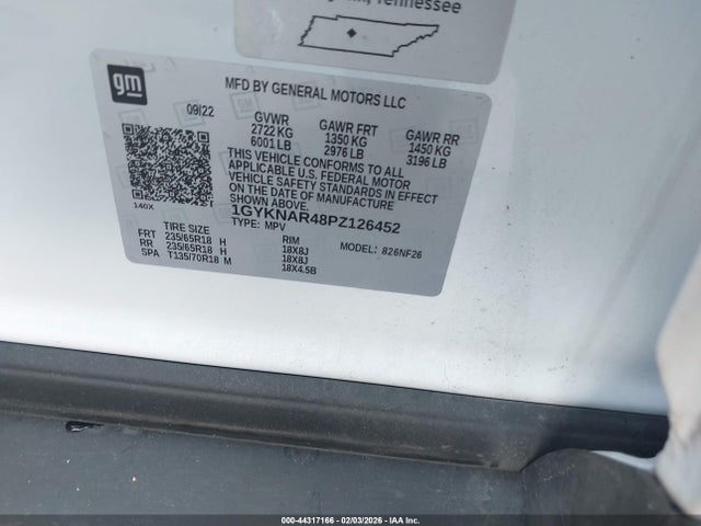 2023 CADILLAC XT5 1GYKNAR48PZ126452 Photo 8