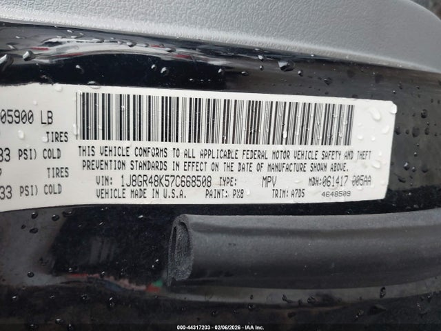 2007 JEEP GRAND CHEROKEE 1J8GR48K57C668508 Photo 8