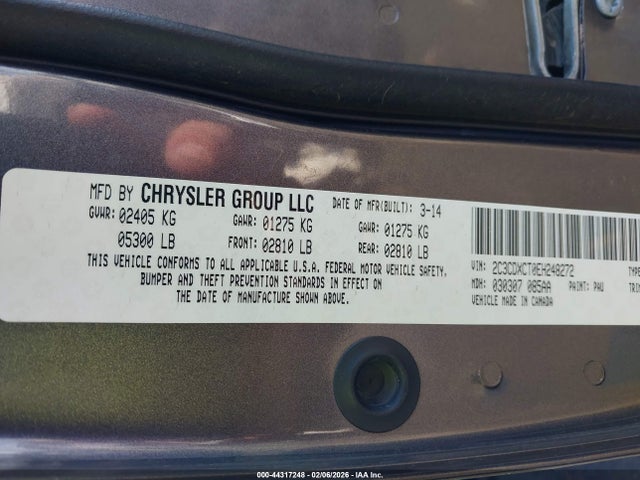2C3CDXCT0EH248272 Dodge CHARGER R/T