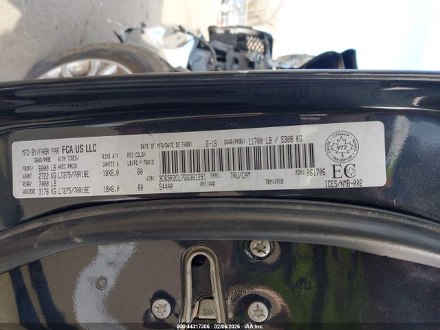 3C63R3CL7GG361281 RAM 3500 St