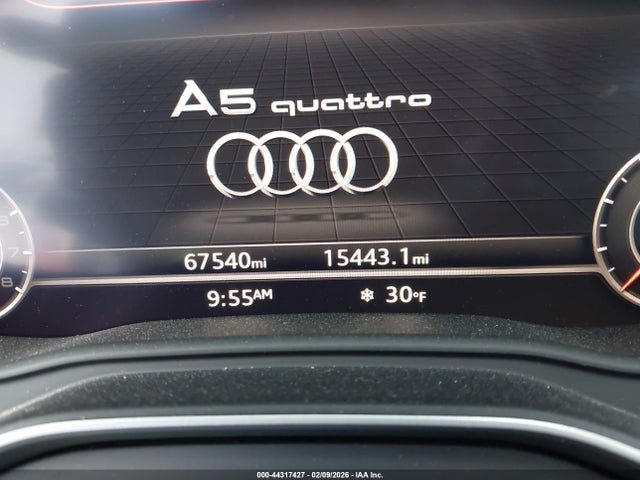 Aukcja sprzedaży 2018 Audi A5 2.0t Premium, vin: WAUENCF57JA108040, numer aukcji: 44317427