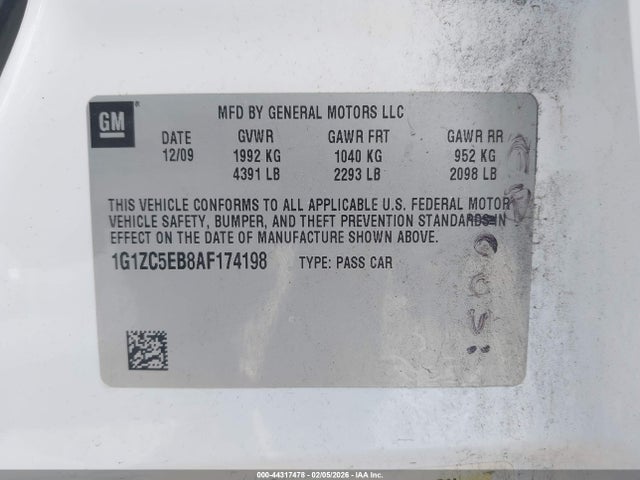 2010 CHEVROLET MALIBU 1G1ZC5EB8AF174198 Photo 8