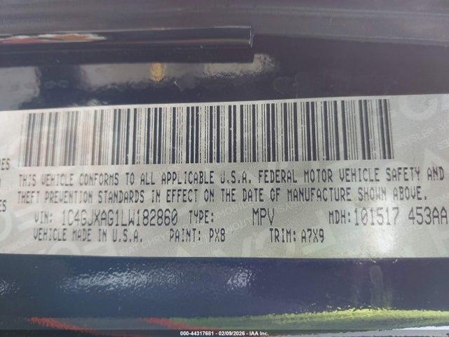 1C4GJXAG1LW182860 Jeep Wrangler Sport S 4x4
