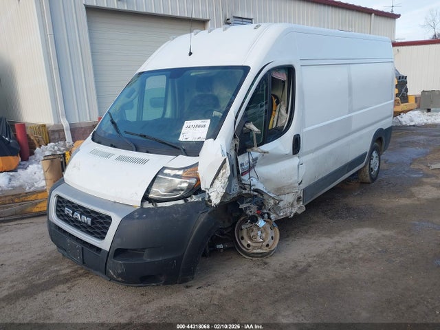 2021 Ram Promaster 3500 High Roof 159 Wb მანქანა იყიდება აუქციონზე, vin: 3C6FRVHG5ME500688, აუქციონის ნომერი: 44318068