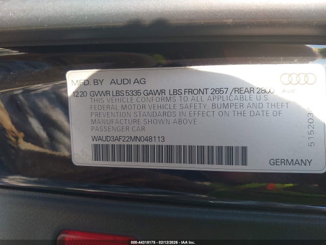 2021 AUDI A6 WAUD3AF22MN048113 Photo 8