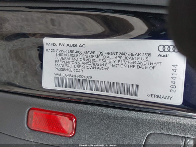 2023 AUDI A4 WAUEAAF43PN024029 Photo 8