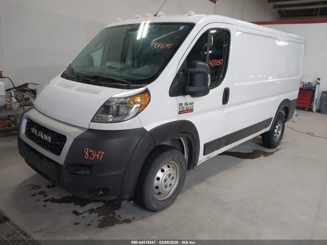 44318347 :رقم المزاد ، 3C6TRVAG6LE138396 vin ، 2020 Ram Promaster 1500 Low Roof 136 Wb مزاد بيع