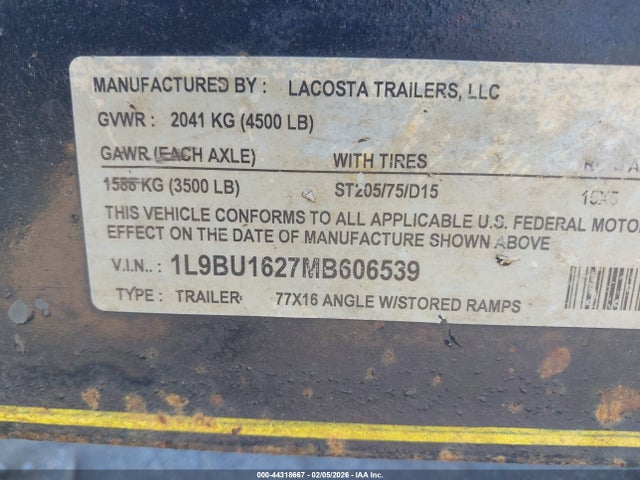 2021 OTHER OTHER 1L9BU1627MB606539 Photo 8