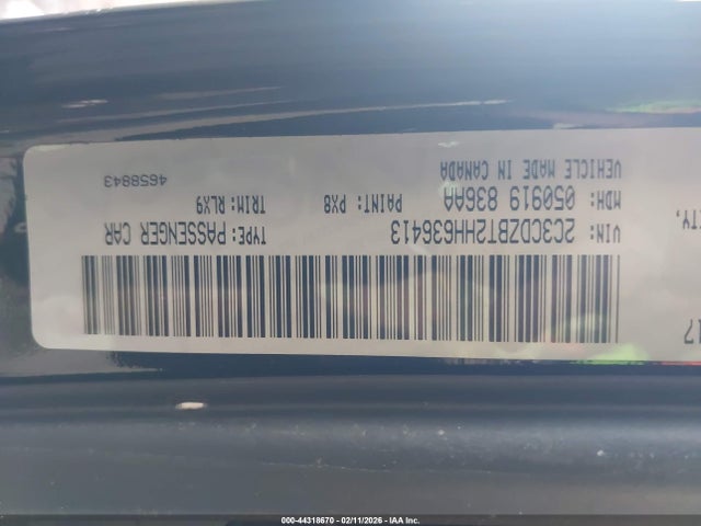 Продаж на аукціоні авто 2017 Dodge Challenger R/t Plus, vin: 2C3CDZBT2HH636413, номер лоту: 44318670