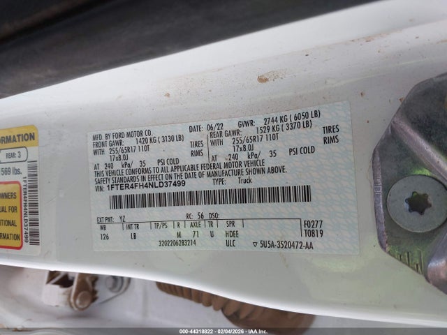 2022 FORD RANGER 1FTER4FH4NLD37499 Photo 8