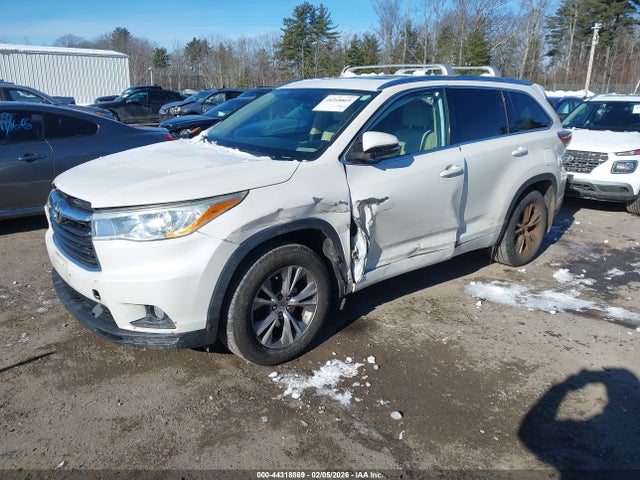 Toyota Highlander Xle 2014 5TDJKRFH4ES029523 Image 2