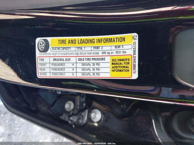 2017 CADILLAC ESCALADE ESV 1GYS3HKJ2HR380674 Photo 8