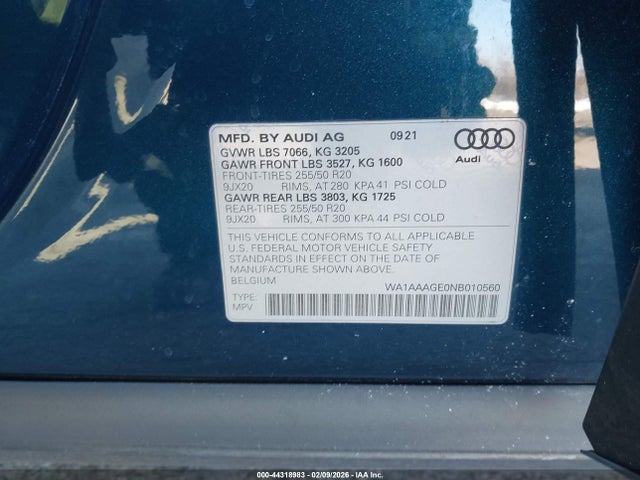 2022 AUDI E-TRON WA1AAAGE0NB010560 Photo 8