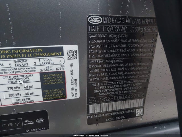 Land Rover Range Rover P525 Westminster 2021 SALGS2SE0MA427958 Image 9