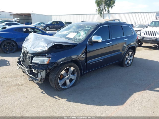 2014 Jeep Grand Cherokee Overland მანქანა იყიდება აუქციონზე, vin: 1C4RJECG6EC245806, აუქციონის ნომერი: 44319092