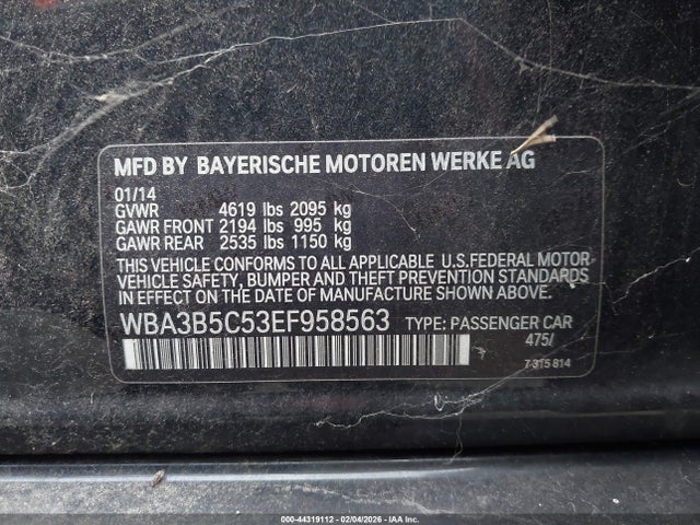 2014 BMW 328I WBA3B5C53EF958563 Photo 8