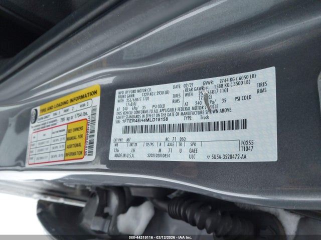 Ford Ranger 2021 1FTER4EH4MLD18158 Image 22