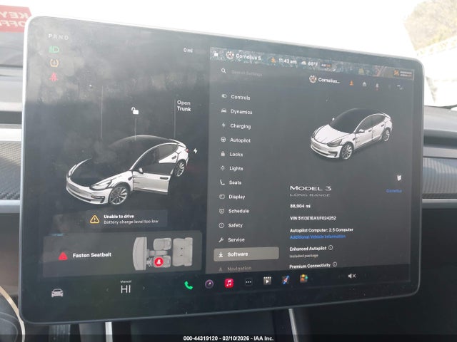 Продаж на аукціоні авто 2018 Tesla Model 3 Long Range/mid Range, vin: 5YJ3E1EA1JF024252, номер лоту: 44319120