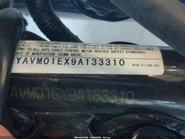 2009 YAMAHA XVS650 JYAVM01EX9A133310 Photo 9