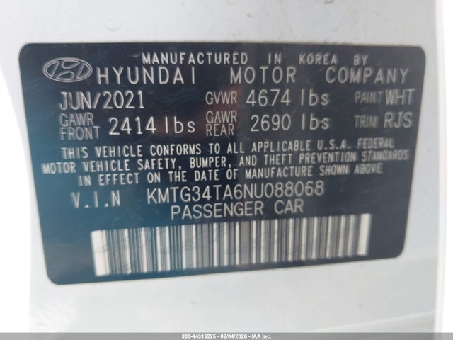 2022 GENESIS G70 KMTG34TA6NU088068 Photo 8