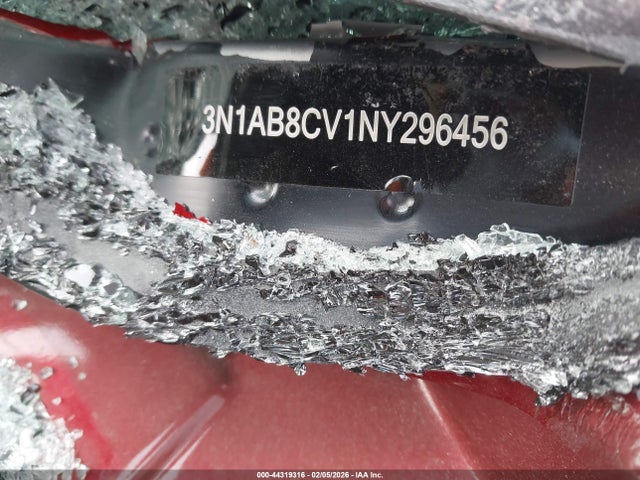 3N1AB8CV1NY296456 Nissan Sentra Sv Xtronic Cvt
