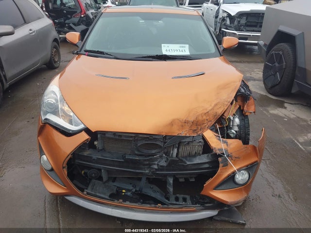 44319343 :رقم المزاد ، KMHTC6AE9FU238055 vin ، 2015 Hyundai Veloster Turbo مزاد بيع