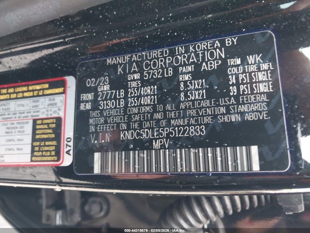 2023 KIA EV6 KNDC5DLE5P5122833 Photo 8