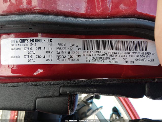 2015 JEEP CHEROKEE 1C4PJMBS7FW588065 Photo 8