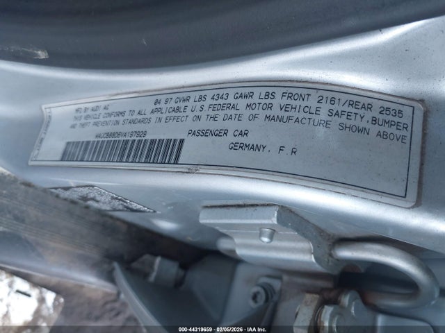 1997 AUDI A4 WAUCB88D6VA197929 Photo 8