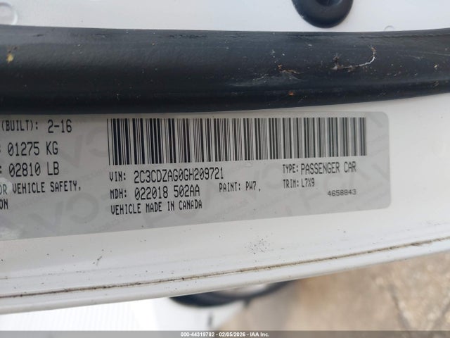 2016 DODGE CHALLENGER 2C3CDZAG0GH209721 Photo 8