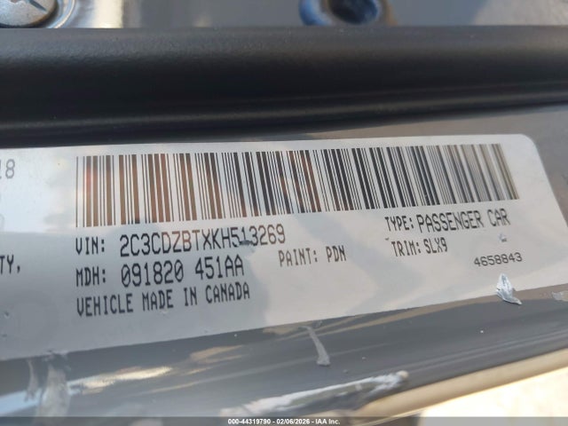 Dodge Challenger R/t 2019 2C3CDZBTXKH513269 Image 9