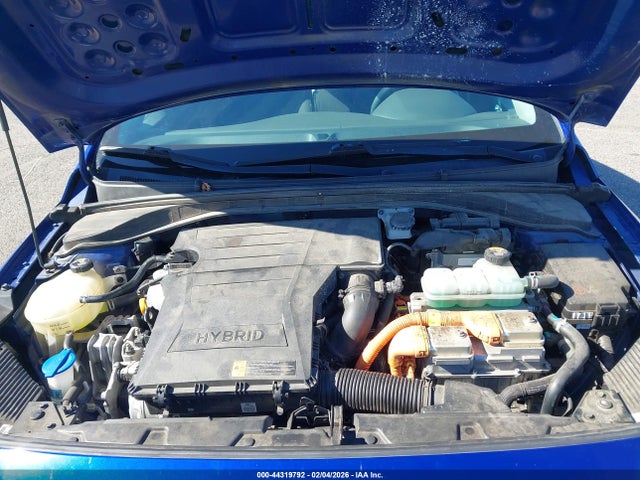 KMHC65LC8KU180365 Hyundai Ioniq Hybrid Blue