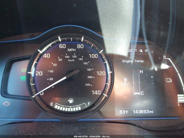 KMHC65LC8KU180365 Hyundai Ioniq Hybrid Blue