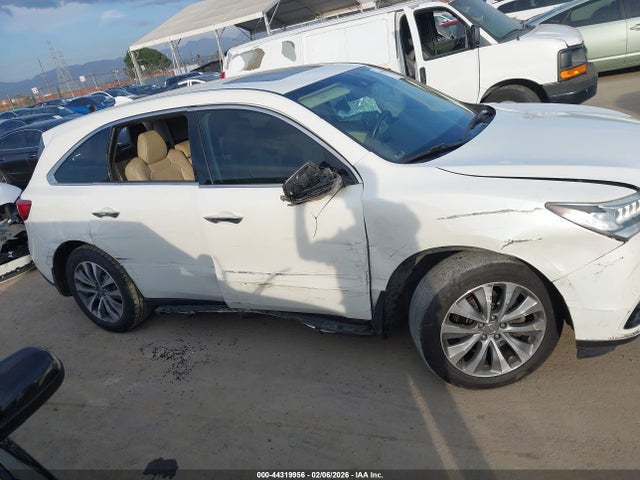 Aukcja sprzedaży 2016 Acura Mdx Technology   Acurawatch Plus Packages/technology Package, vin: 5FRYD3H43GB002481, numer aukcji: 44319956