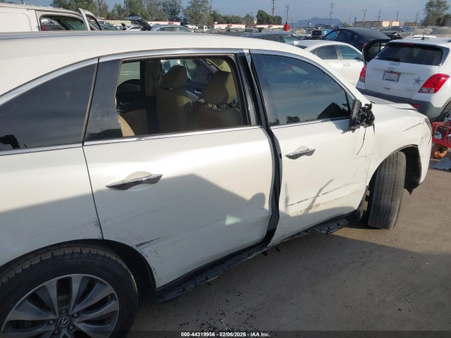 Aukcja sprzedaży 2016 Acura Mdx Technology   Acurawatch Plus Packages/technology Package, vin: 5FRYD3H43GB002481, numer aukcji: 44319956